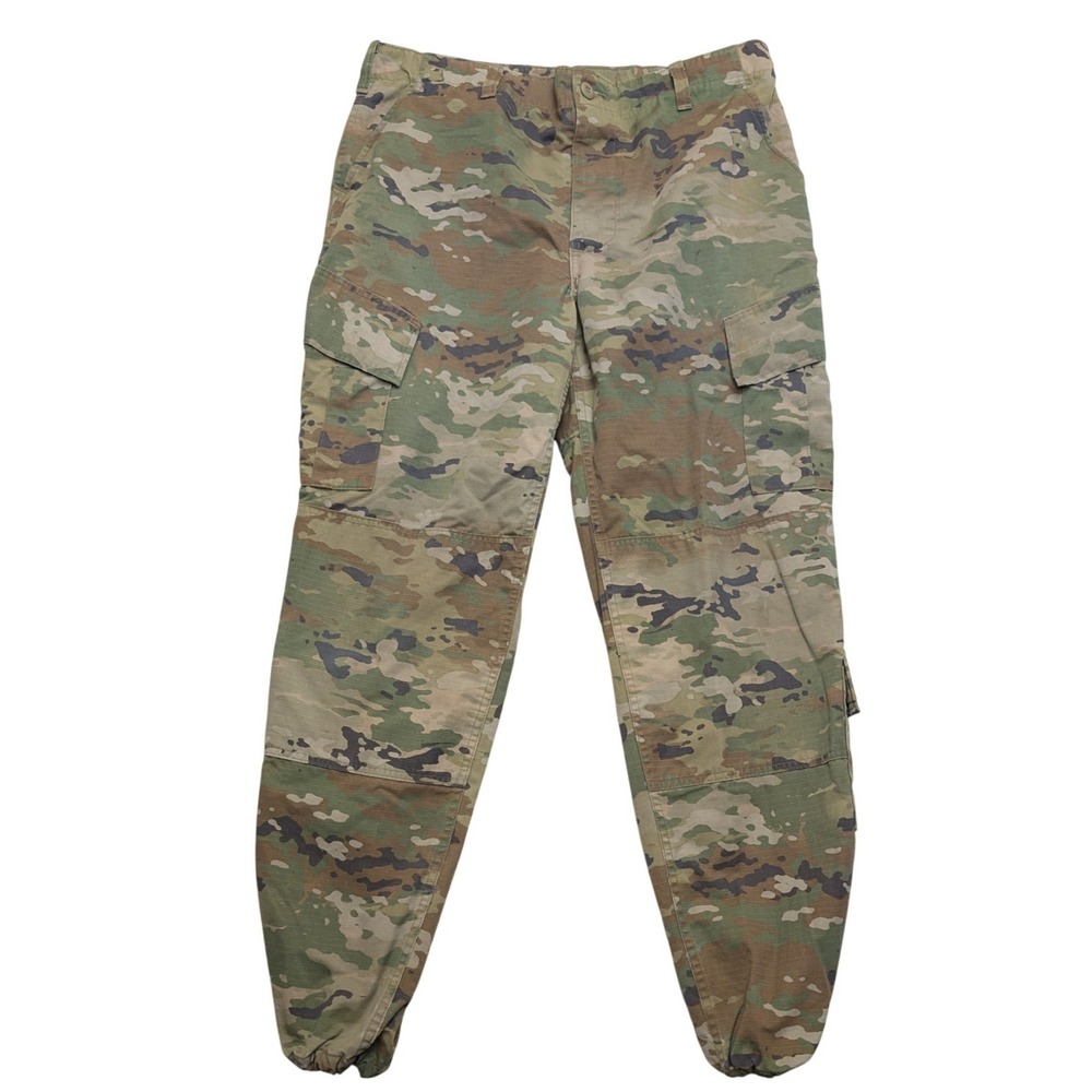 US Army OCP Combat Uniform Trousers Unisex Large Long Camo Ripstop Cargo Pants